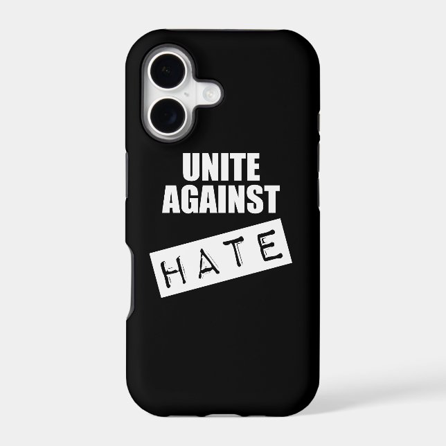 Unite Against Hate Iphone Case (Back)