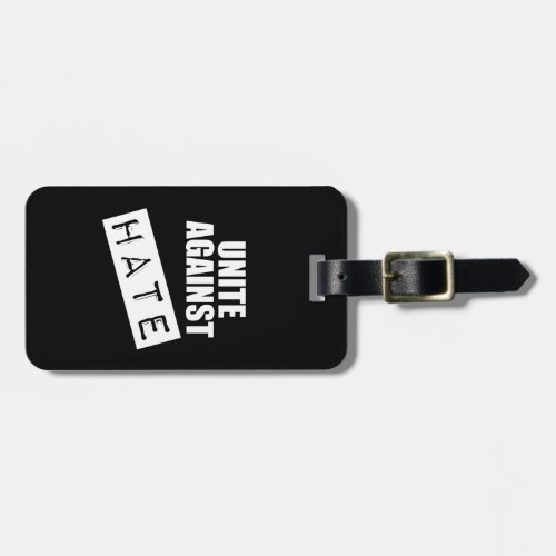 Unite Against Hate Luggage Tag