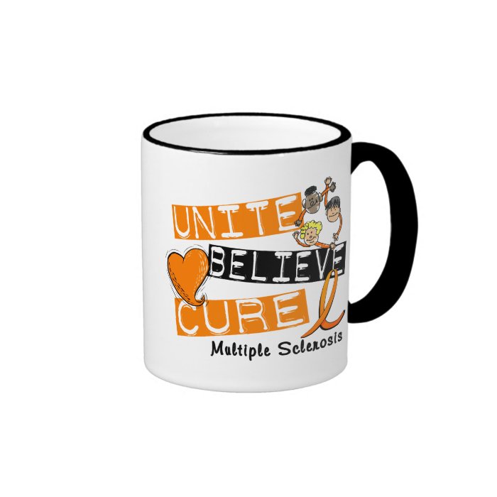 UNITE BELIEVE CURE Multiple Sclerosis Mugs