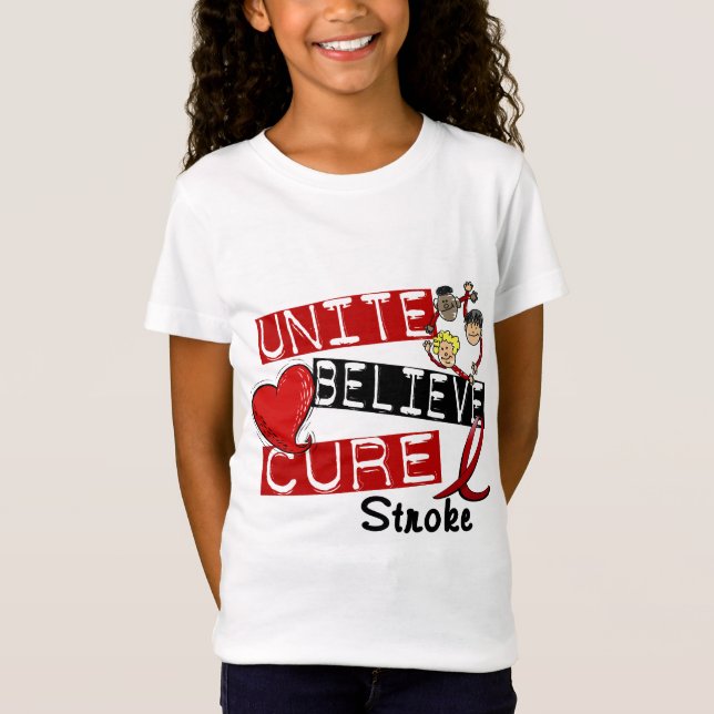 UNITE BELIEVE CURE Stroke T-Shirt (Front)