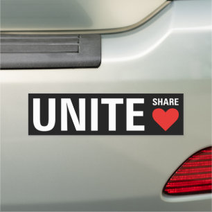 Unite Democracy Political Car Magnet