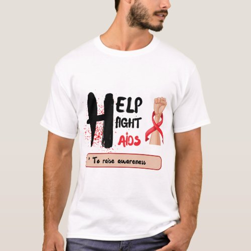 Unite for Hope Help Fight AIDS Day Awareness T_Shirt