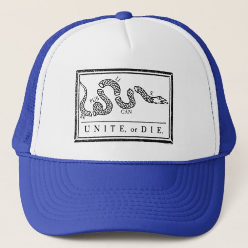 UNITE OR DIE REPUBLICANS T_Shirt Glass Trucker Hat