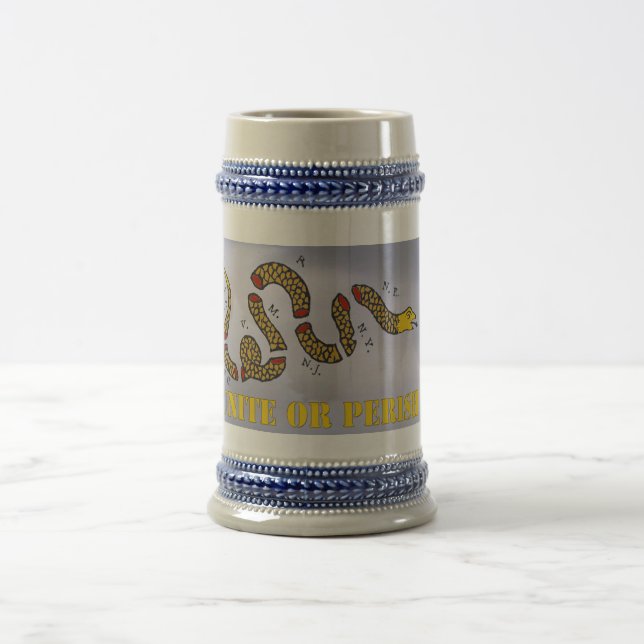 Unite Or Perish Beer Stein (Center)