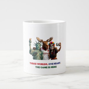 United 2026 Unity Selfie Water Bottle Giant Coffee Mug