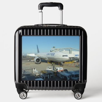 United Air Plane Suitcase by Edelhertdesigntravel at Zazzle