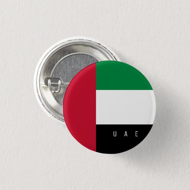 United Arab Emirates Button (Front & Back)