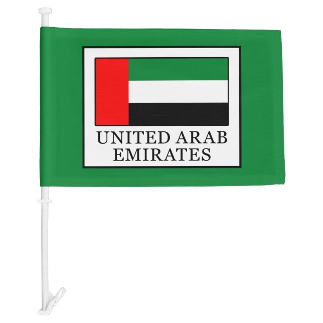 United Arab Emirates Car Flag (Front)