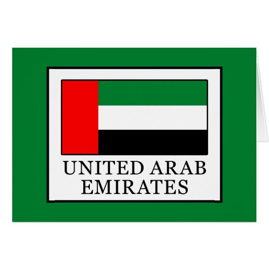 United Arab Emirates Cards (Front Horizontal)