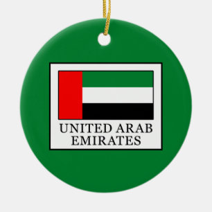 United Arab Emirates Ceramic Ornament
