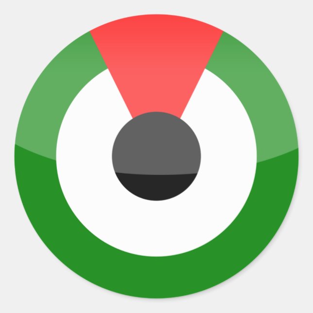 United Arab Emirates Classic Round Sticker (Front)