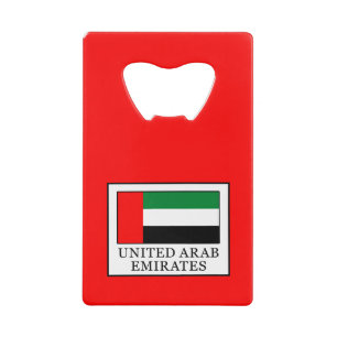 United Arab Emirates Credit Card Bottle Opener