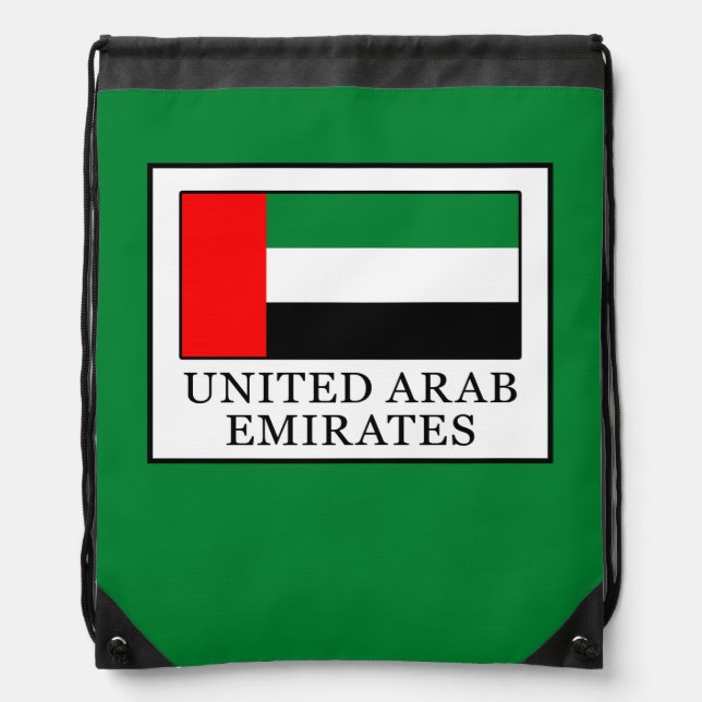 United Arab Emirates Drawstring Bag (Front)