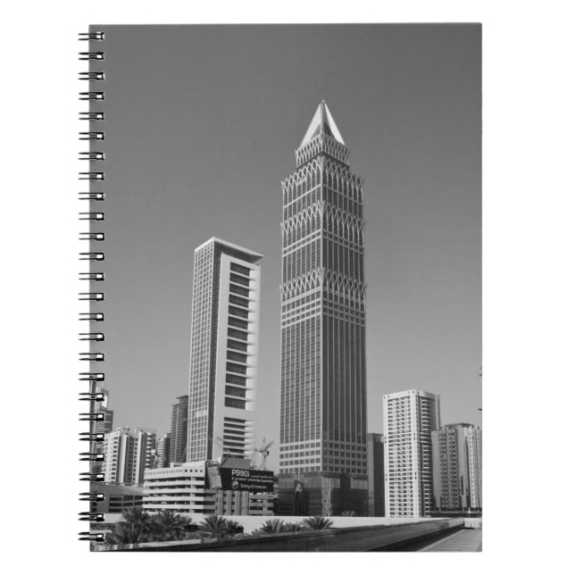 United Arab Emirates, Dubai, Dubai City. 2 Notebook (Front)