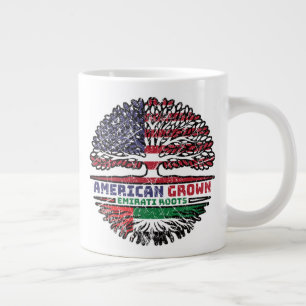 United Arab Emirates Emirati US American USA UAE Giant Coffee Mug