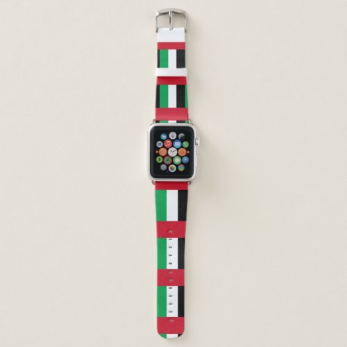 United Arab Emirates Flag Apple Watch Band
