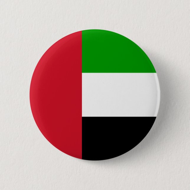 united arab emirates flag button (Front)