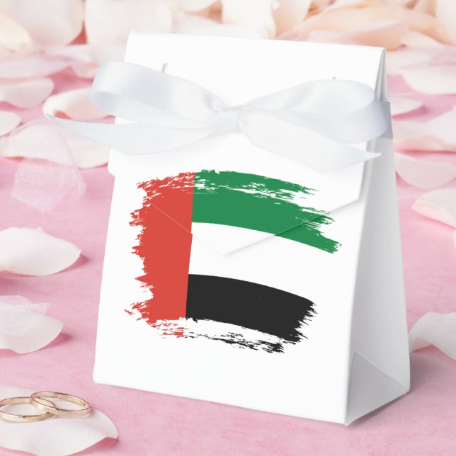 United Arab Emirates flag Favor Boxes (Wedding)