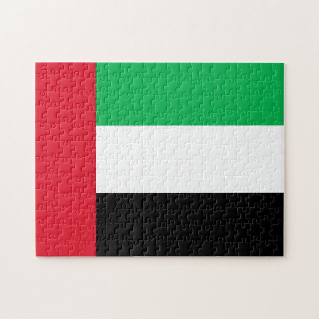 United Arab Emirates Flag Jigsaw Puzzle (Horizontal)