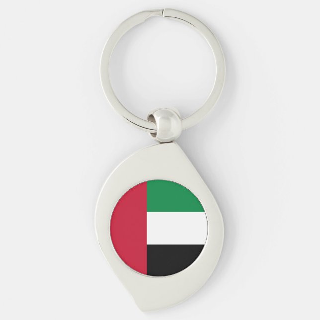 United Arab Emirates Flag Keychain (Front)