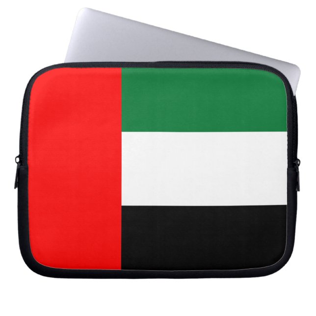 United Arab Emirates Flag Laptop Sleeve (Front)