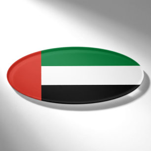 United Arab Emirates flag Name Tag