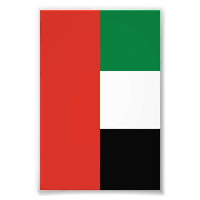 United Arab Emirates flag Photo Print (Front)