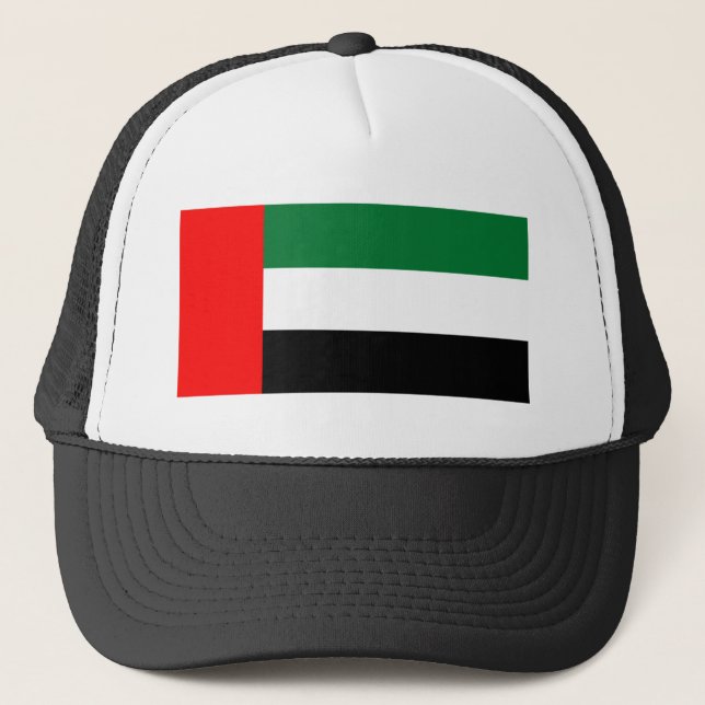 United Arab Emirates Flag Trucker Hat (Front)
