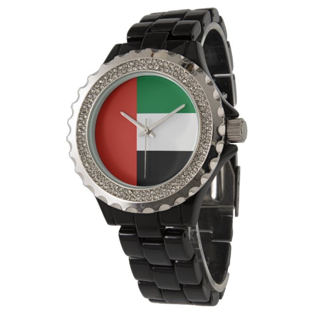United Arab Emirates flag Watch (Angled)