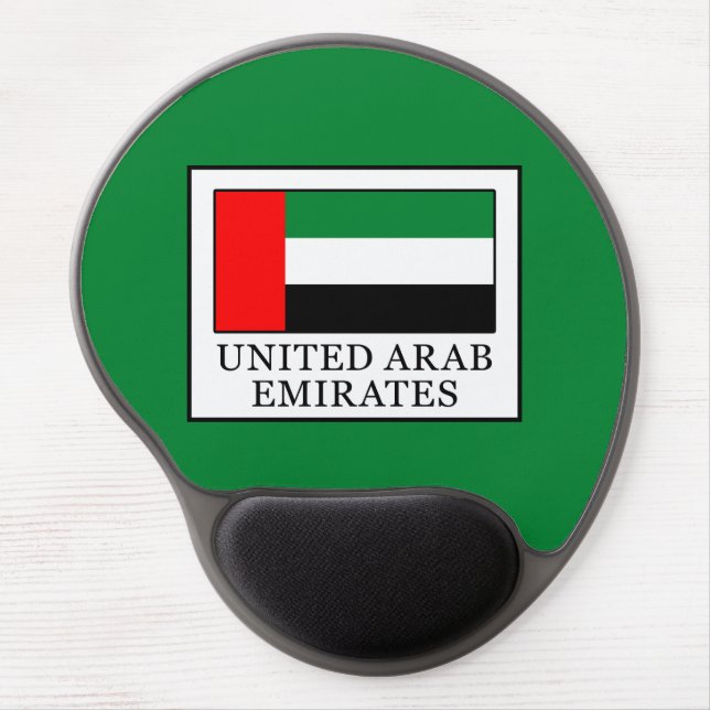 United Arab Emirates Gel Mouse Pad (Front)