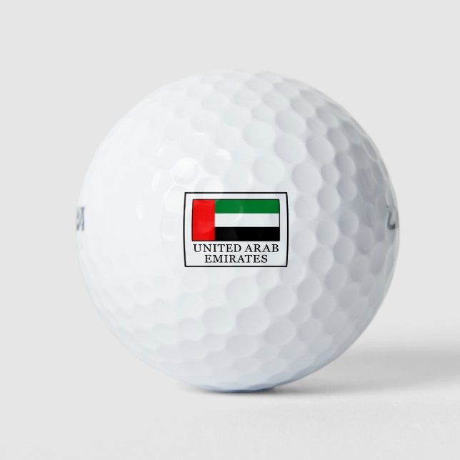 United Arab Emirates Golf Balls (Front)