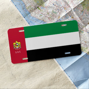 United Arab Emirates License Plate