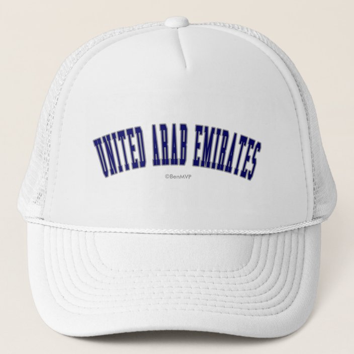 United Arab Emirates Mesh Hat