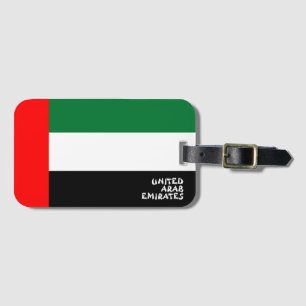 United Arab Emirates National Flag Patriotic Luggage Tag