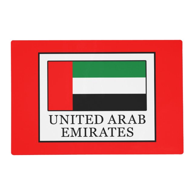 United Arab Emirates Placemat (Front)