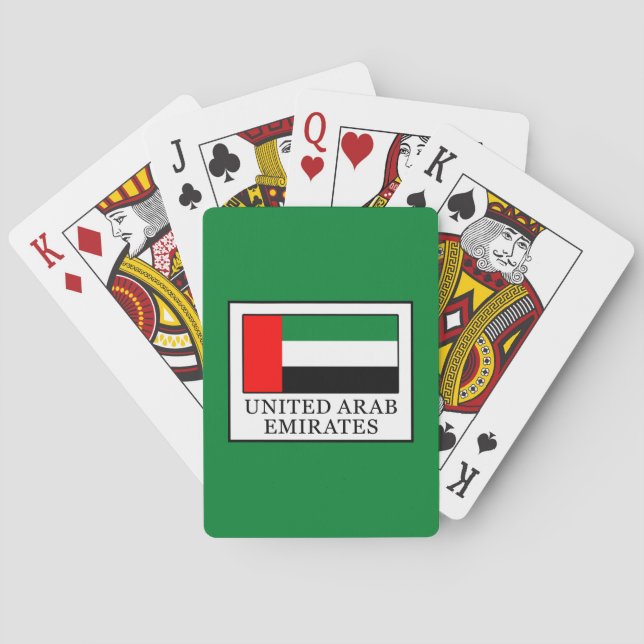 United Arab Emirates Poker Cards (Back)