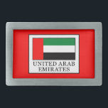 United Arab Emirates Rectangular Belt Buckle<br><div class="desc">United Arab Emirates</div>