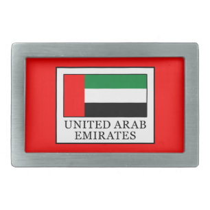 United Arab Emirates Rectangular Belt Buckle