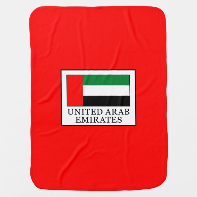 United Arab Emirates Swaddle Blanket (Front)