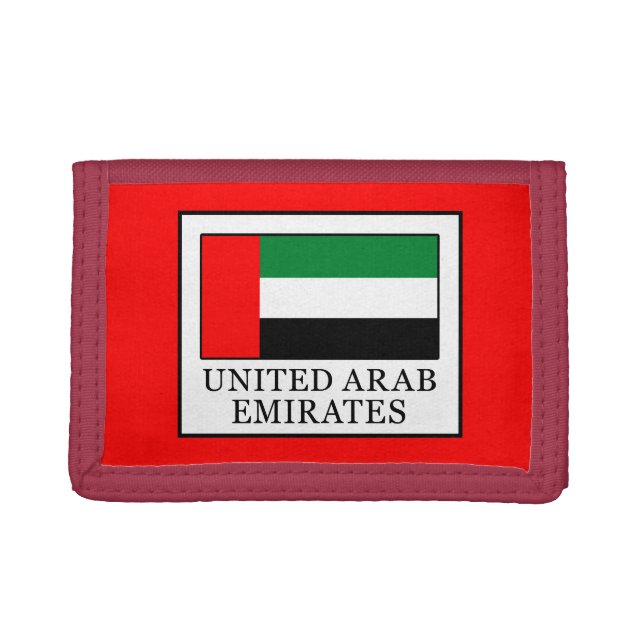 United Arab Emirates Trifold Wallet (Front)