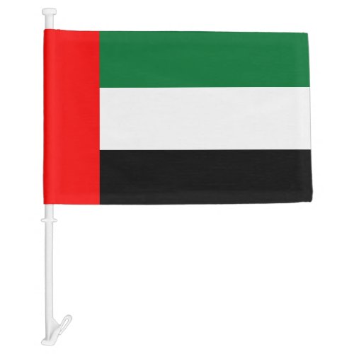 United Arab Emirates UAE  Car Flag