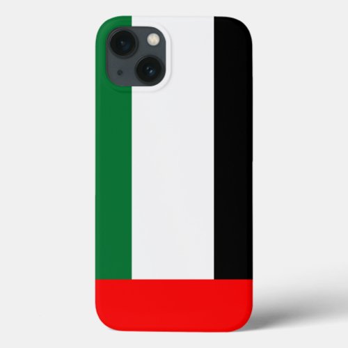United Arab Emirates UAE Flag iPhone 13 Case