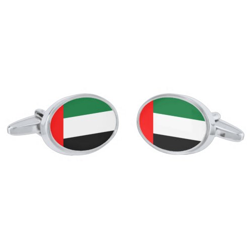 United Arab Emirates UAE Flag Cufflinks