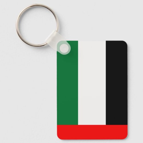 United Arab Emirates UAE Flag Keychain