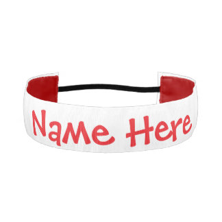 United Arab Emirates UAE Flag Red Personalize Name Athletic Headband