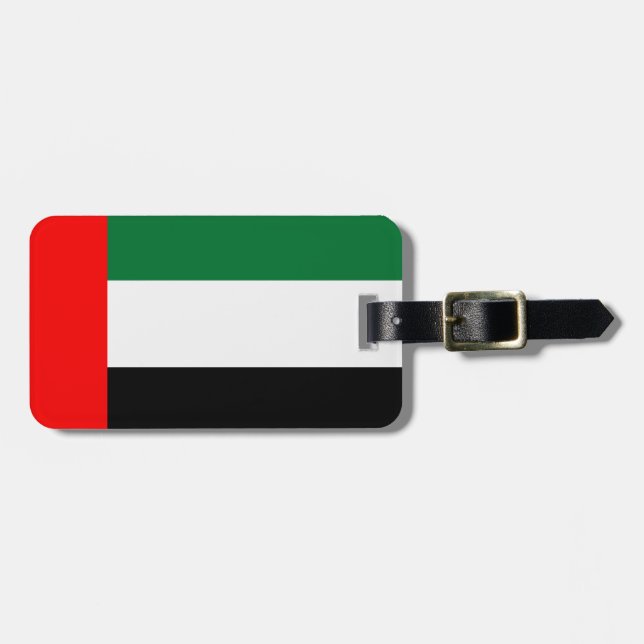 United Arab Emirates UAE Luggage Tag (Front Horizontal)