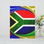 United by Beauty: South African Flag Design (Standing Front)