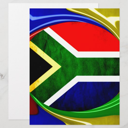 United by Beauty: South African Flag Design (Front/Back)