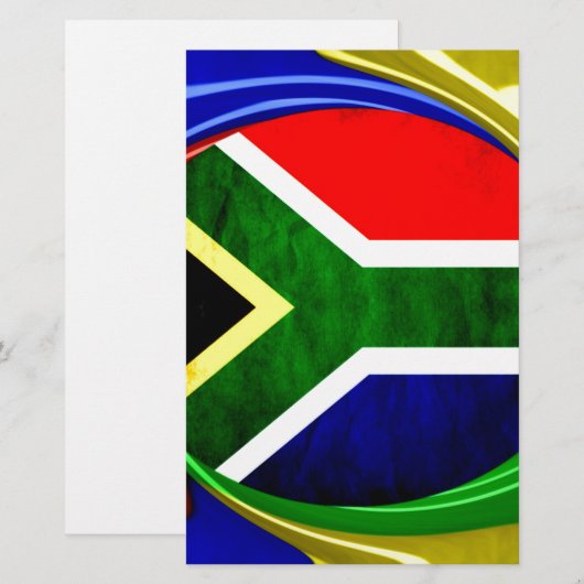 United by Beauty: South African Flag Design (Front/Back)