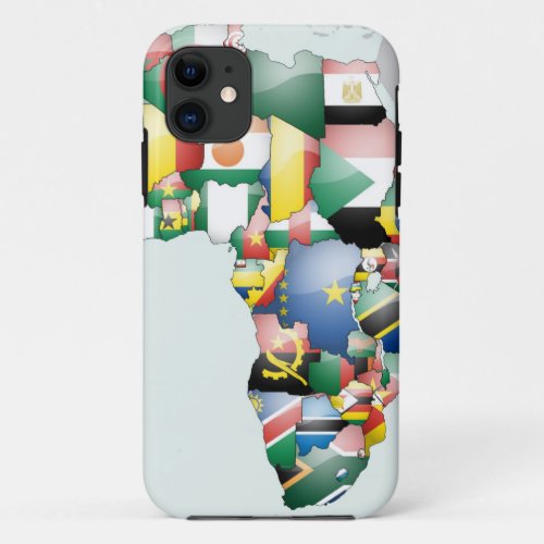 United by Colors A Celebration of Africa in Flags iPhone 11 Case